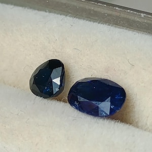 Untreated Natural Oriental Sapphire Assorted Sizes From 1.30 Ct. TO 0.65 Ct. Lot