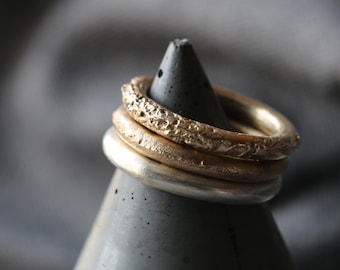 Sand Cast Sterling Silver Ring, Sandcast Ring, Organic Textured Ring, Rugged Ring, Rustic Ring, Forged Ring Xmas Christmas Gift