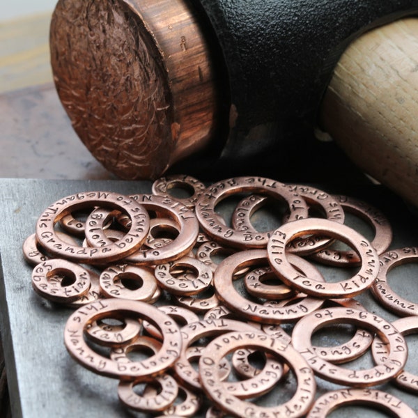 Additional Rings for Morgan & French Personalised Copper Ring Keyring