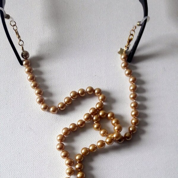 Glasses necklace, Glasses chain chic, Glasses pearl chain, Sunglasses necklace, Glasses chain with locks, Shipping included