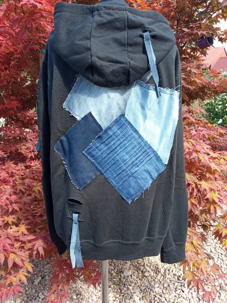 23+ Black Hoodie With Blue Design