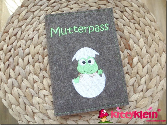 Schutzhülle Mutterpasshülle Mutterpass 3-seitig Mutterpasseinband Sterne