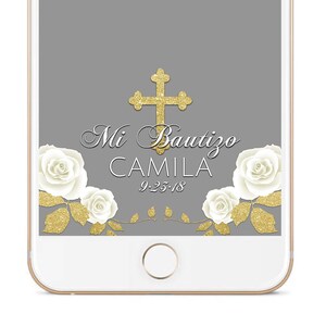 Spanish Baptism Snapchat Filter, Bautizo Snapchat Lense, Custom Filter