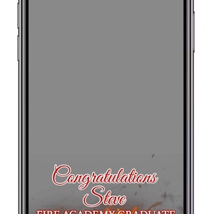 Firefighter Snapchat Filter, Fireman Geofilter, Fire Academy Graduation Filter image 2