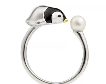 penguin wedding ring