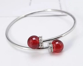 1 pc solid sterling silver bracelet setting, bracelet mounting for double pearl, bracelet blank, jewelry DIY, gift DIY