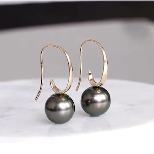 1 pair solid sterling silver earring setting with 18k gold plated, pearl mount, earring mounting for pearl or gemstone, earring blank--EP064