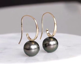1 pair solid sterling silver earring setting with 18k gold plated, pearl mount, earring mounting for pearl or gemstone, earring blank--EP064