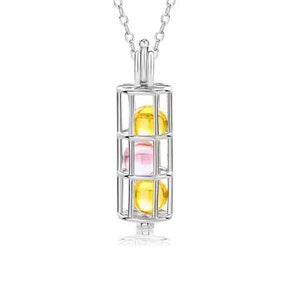 Massiver 925er Sterlingsilber-Perlenkäfig, Anhängerkäfig für Perle oder Edelstein, Anhängerrohlinge aus Sterlingsilber, Schmuck DIY, Geschenk DIY