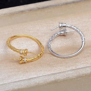 Massive 925 Sterling Silber Ringfassung für halb gebohrte Perle oder Kugel, Vintage Perlen Fassungen, Ringrohling massiv, Schmuck DIY, Geschenk DIY