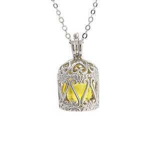 Jaula de perlas vintage de plata de ley S925, jaula colgante para perlas o piedras preciosas, suministros para hacer joyas