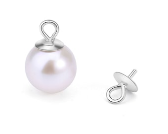 Puede incluir: Un capuchón de perla de plata con un bucle para sujetarlo a joyas. El capuchon está diseñado para sujetar una perla u otra cuenta.