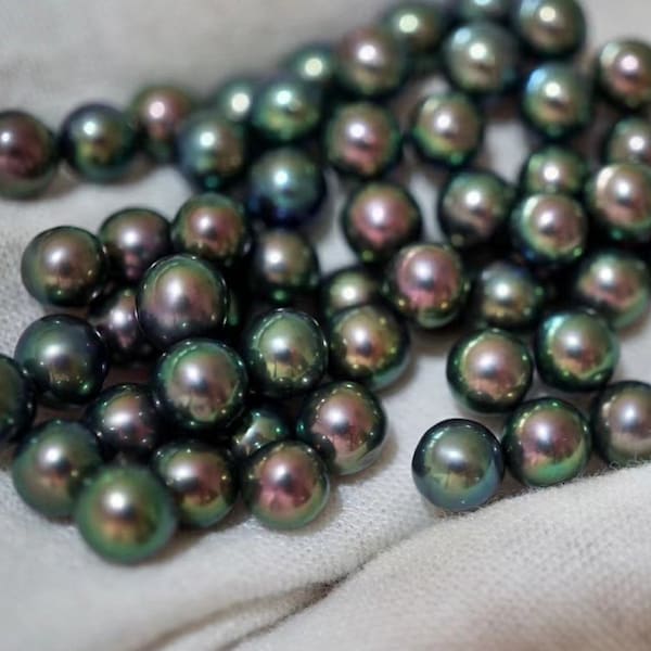 Real freshwater pearl beads, 5-10mm dyed black pearl beads for jewelry making, wholesale jewelry findings