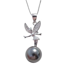 Solid S925 sterling silver pendant setting for half drilled pearl or bead, pearl mounts,DIY Pendant Drop Bail, Peg Pearl Findings--NT131