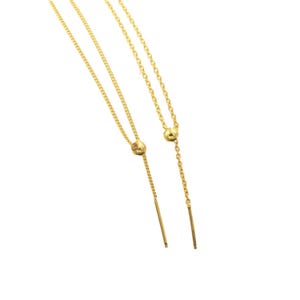 Montature per collana riempita in oro 14K, collana vuota, gioielli fai da te, regalo fai da te