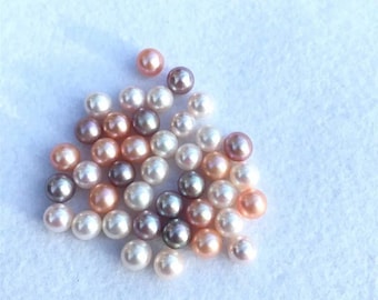 1 piece cultured freshwater pearl,  round pearl for pedant.ring,earring, bracelet, etc. jewelry DIY, gift DIY