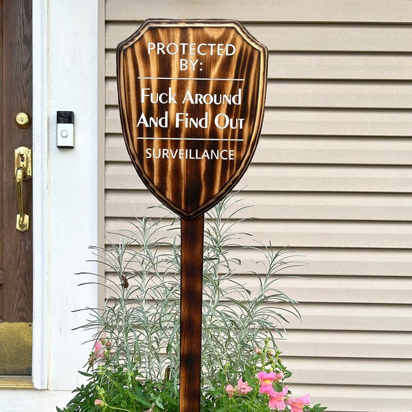 Funny Security Camera Signs Etsy