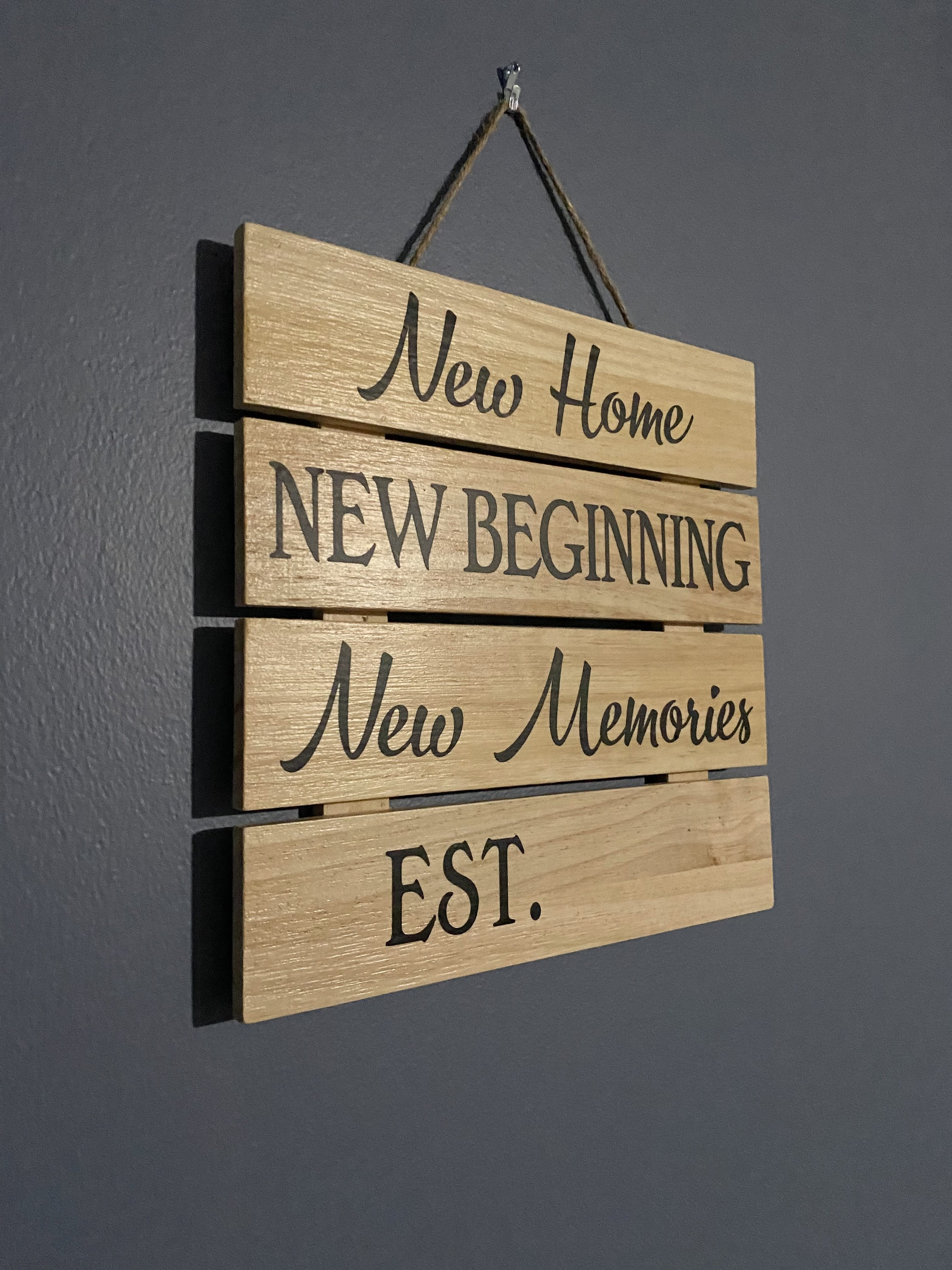 Home Decor Wall Sign New Home Sign Home Decor Pallet Etsy