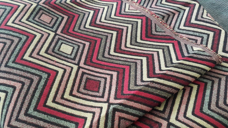 by the Meters Geometric,Striped Fabric,Kilim Fabrics,IKAT Turkish,Ottoman Kilim Style Coton Upholstery,Tribal Coton Ethnic,Tribal