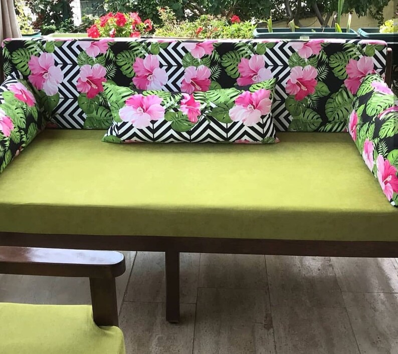 Pink Floral Chevron Design Fabric,Ceramic fabrics,by the meters fabric,digital printed fabric