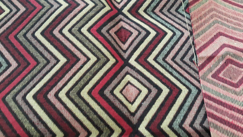 by the Meters Geometric,Striped Fabric,Kilim Fabrics,IKAT Turkish,Ottoman Kilim Style Coton Upholstery,Tribal Coton Ethnic,Tribal
