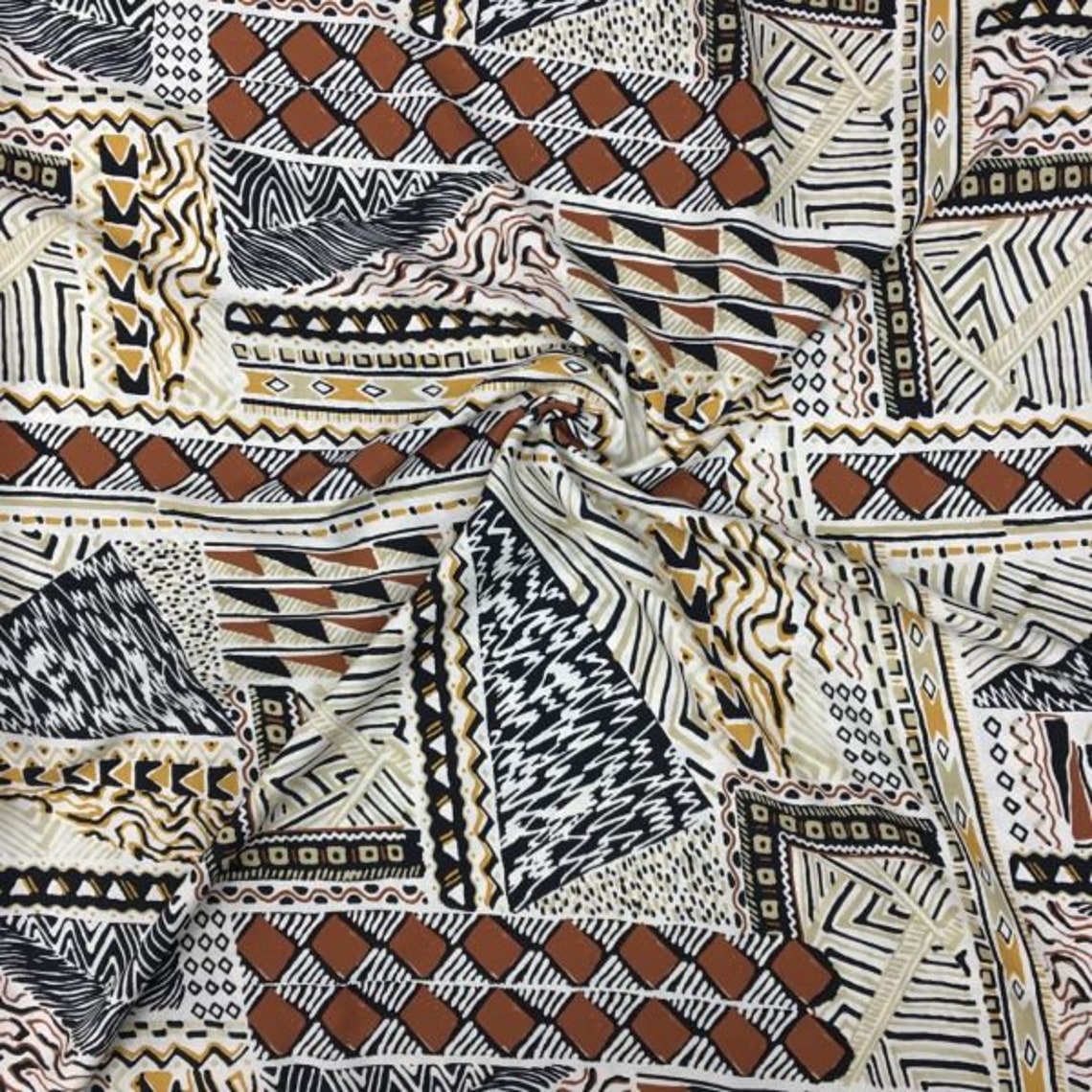 Turkish Ethnic Design Cotton Fabricby the meters fabric Etsy