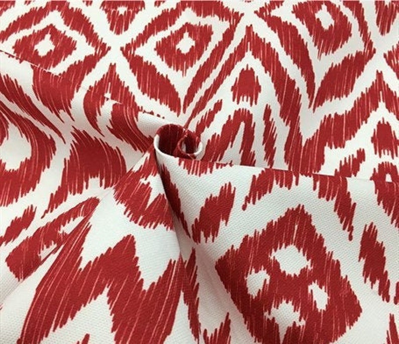 Red IKAT Design Fabric,Ikat fabrics,by the meters fabric,digital printed fabric
