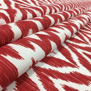 Red IKAT Design Fabric,Ikat fabrics,by the meters fabric,digital printed fabric
