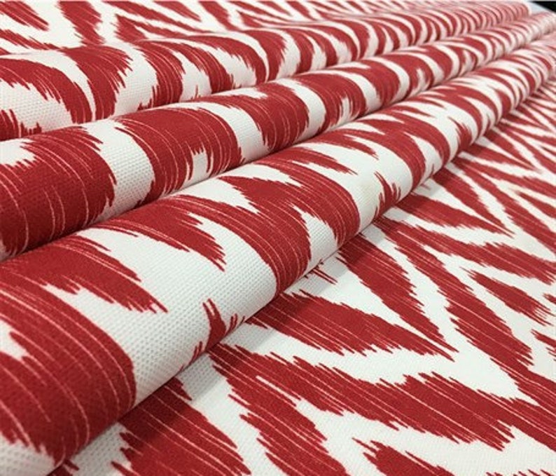 Red IKAT Design Fabric,Ikat fabrics,by the meters fabric,digital printed fabric