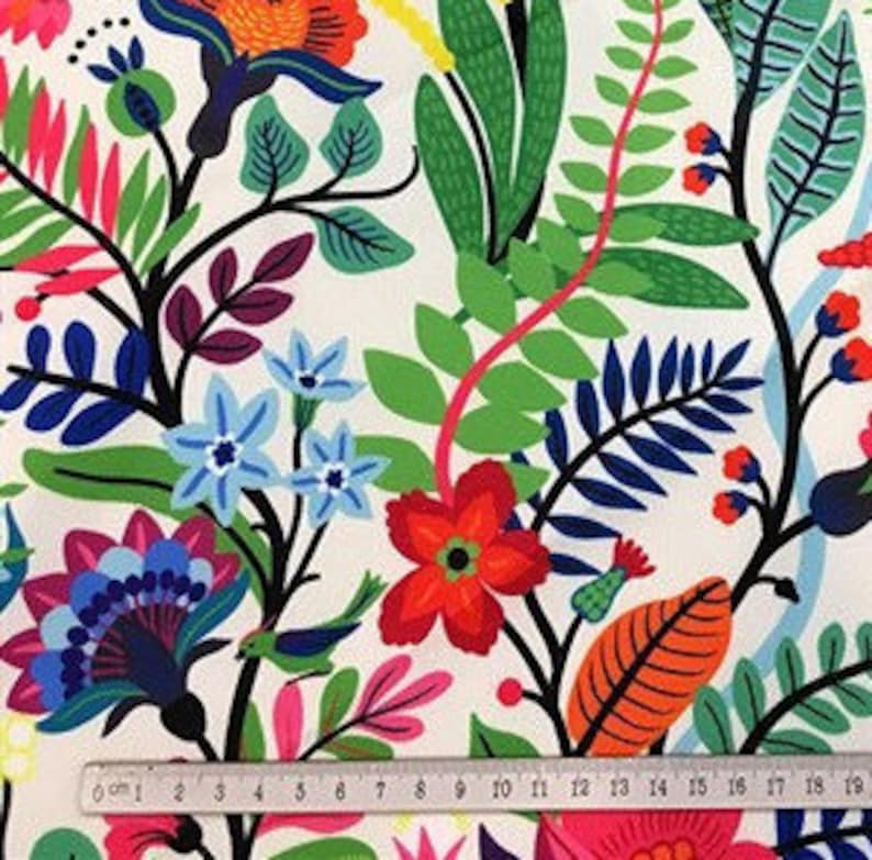 Floral Print Fabric,Flowers Print Fabrics,by the meters fabric,digital printed fabric