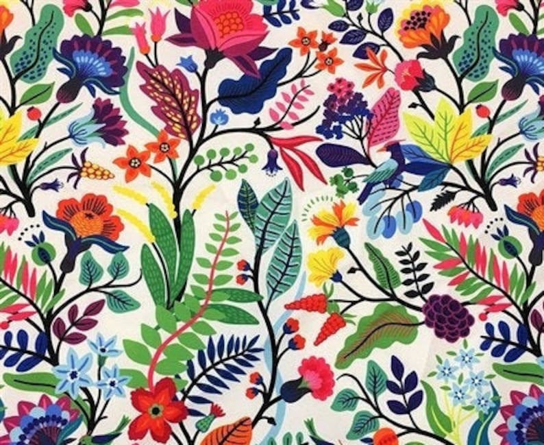Floral Print Fabric,Flowers Print Fabrics,by the meters fabric,digital printed fabric