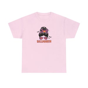 Cute HallowQueen Halloween, fall women&#39;s, shirts, womens Heavy Cotton Tee