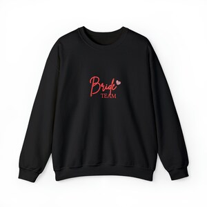 Team Bride, Bridal team, Sweater, fall, long sleeve, marriage, married, Bridal shower Heavy Blend™ Crewneck Sweatshirt