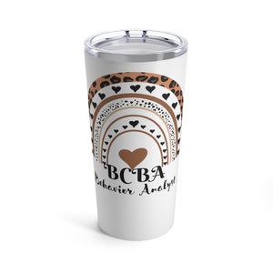 BCBA Behavior Analyst Cute Tumbler 20oz