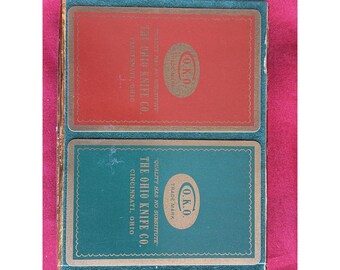 Ohio Knife Company Playing Cards - 2 Deck Box - Sealed Cards