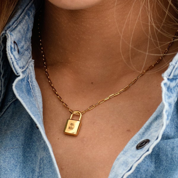 Engraved Padlock Etsy