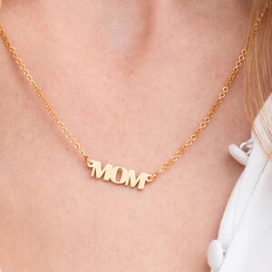All Capital Letter Personalized Name Necklace Custom Layering Jewelry for Women, Mothers Sterling Silver / Gold Plated Christmas Gift image 3