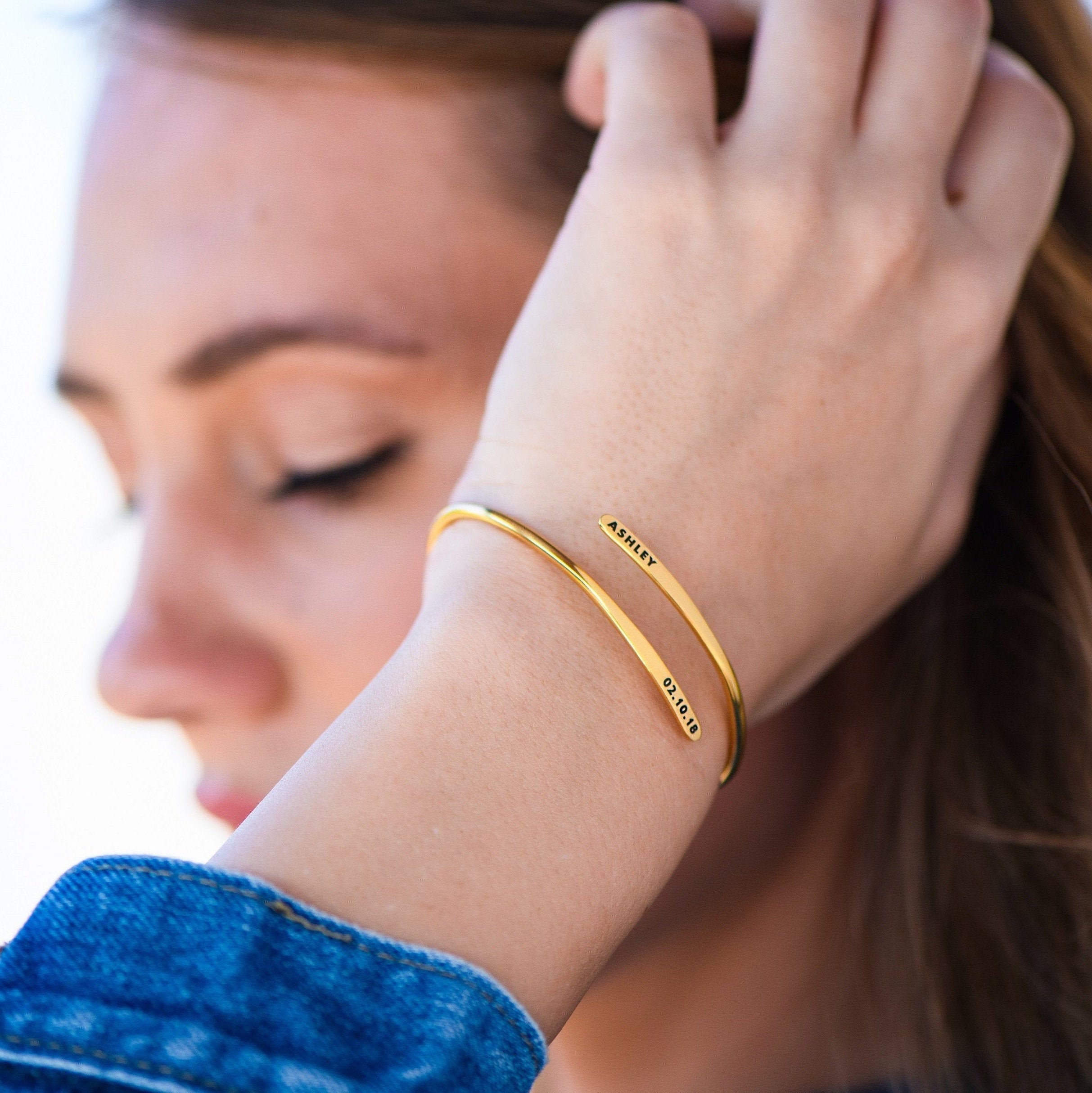 custom made gold bracelets