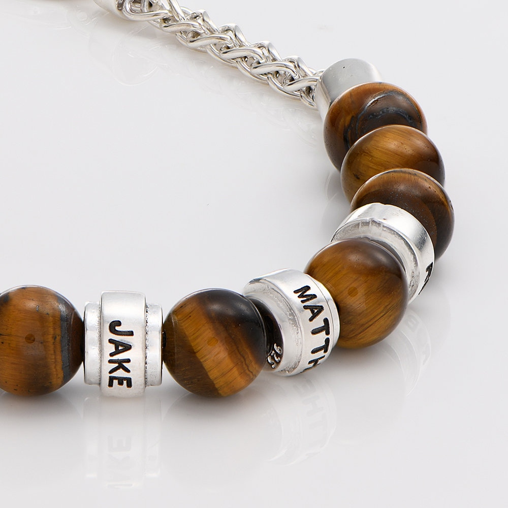 Bracciale personalizzato con nome BR36 silver| Clessidra