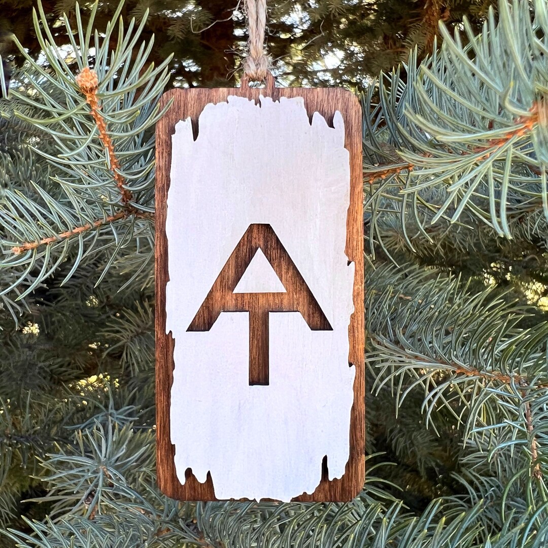 Appalachian Trail Ornament Appalachian Keepsake, Hiking Ornament Bucket