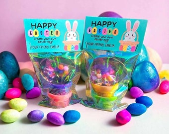 Easter Play Doh Kit, Kids Easter Party Favors, Easter Classroom Gift, Class Easter Gift, Easter Favors, Easter Basket Filler, Easter Egg Kit