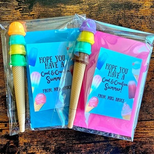 End of School Student Gift, End of the Year Gift, Classroom Favors, Summer Vacation, End of School Favor, End of School Gift for Students