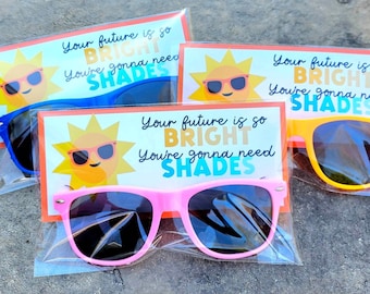 Kids Sunglass Favors, End of the Year Gift, Graduation Favors, Summer Vacation, End of School Favor, End of School Gift for Students