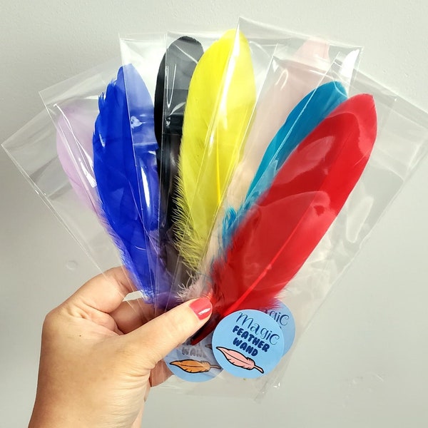 Feather Party Favors, Wand Favors, Kids Pretend Play