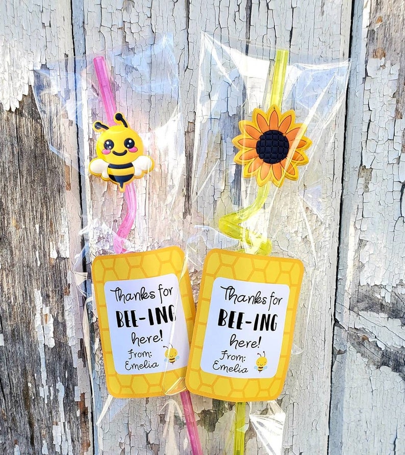 Bee Party Favors, Bumble Bee Party, First Bee Day, 1st Bee Day, Bee and Honeycomb Party, Bee Theme Party Favors, Kids Birthday Favors image 3