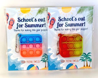 End of School Student Gift, End of the Year Gift, Classroom Favors, Summer Vacation, End of School Favor, End of School Gift for Students