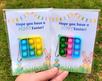 Easter Favors, Easter Classroom gift, Kids Easter Favors, Easter Basket Filler, Easter Party Favors, Pop It Easter Favors