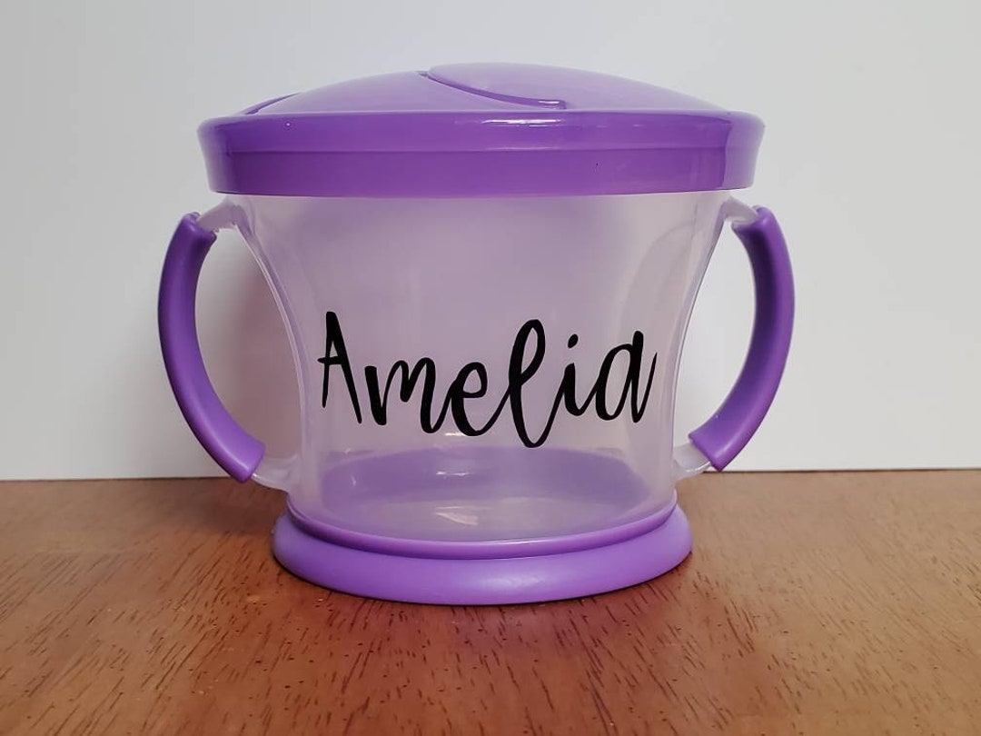 Kids Personalized Snack Containers, Customized Munchkin Snack