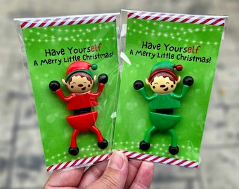 Elf Favor, Christmas Party Favor, Classroom Gift, Christmas Student Favor, Holiday Party Favor, Kid Holiday Favor, Stocking Stuffer