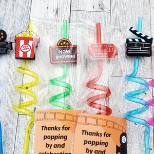 Movie Night Party Favors, Movie Night Birthday Party, Movie Birthday Party, Kids Movie Night, Family Movie Night, Movie Premier Party image 5
